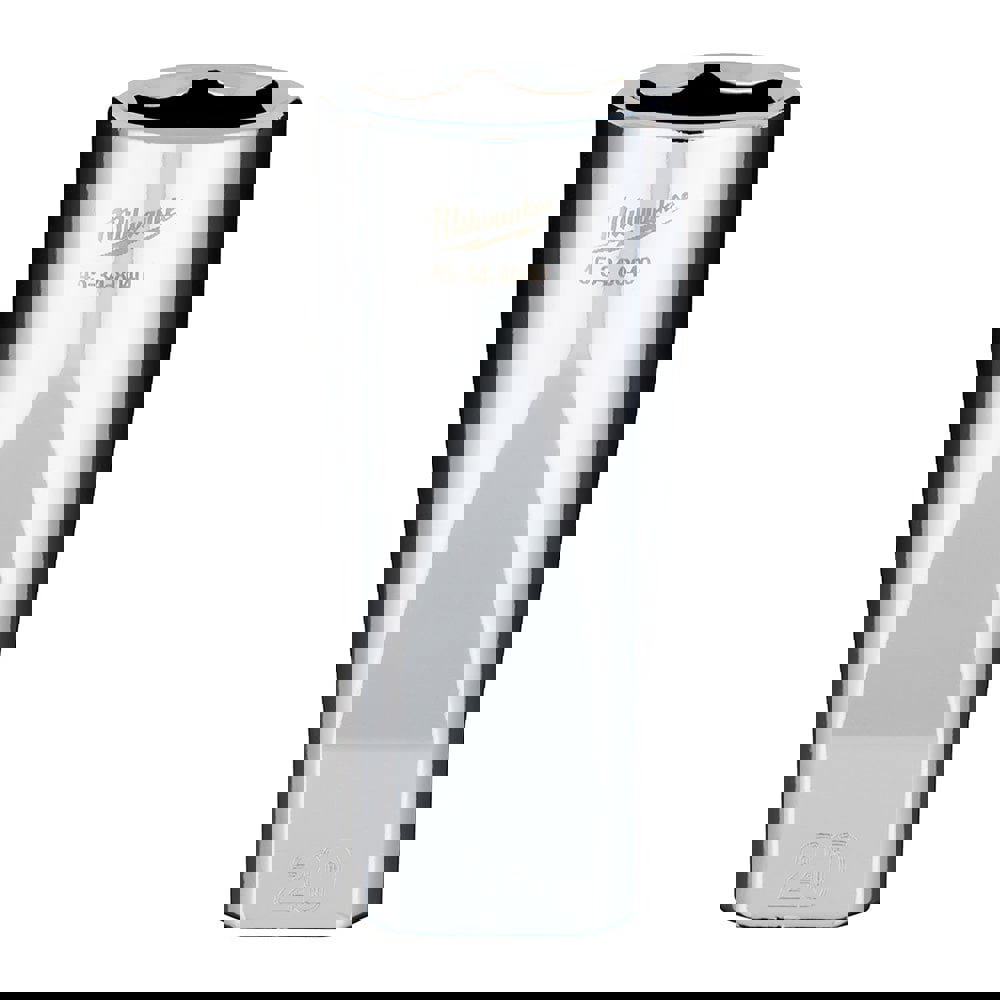 Deep Hand Socket: 3/8 Drive, 6 Points, Not Tether Capable